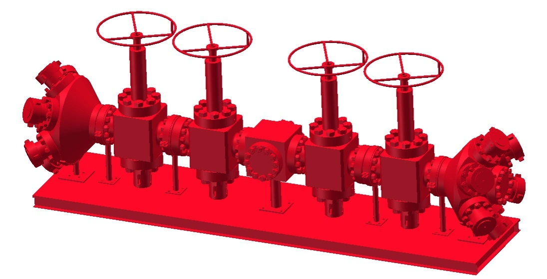 Single-Channel Large-Diameter Universal Fracturing Manifold