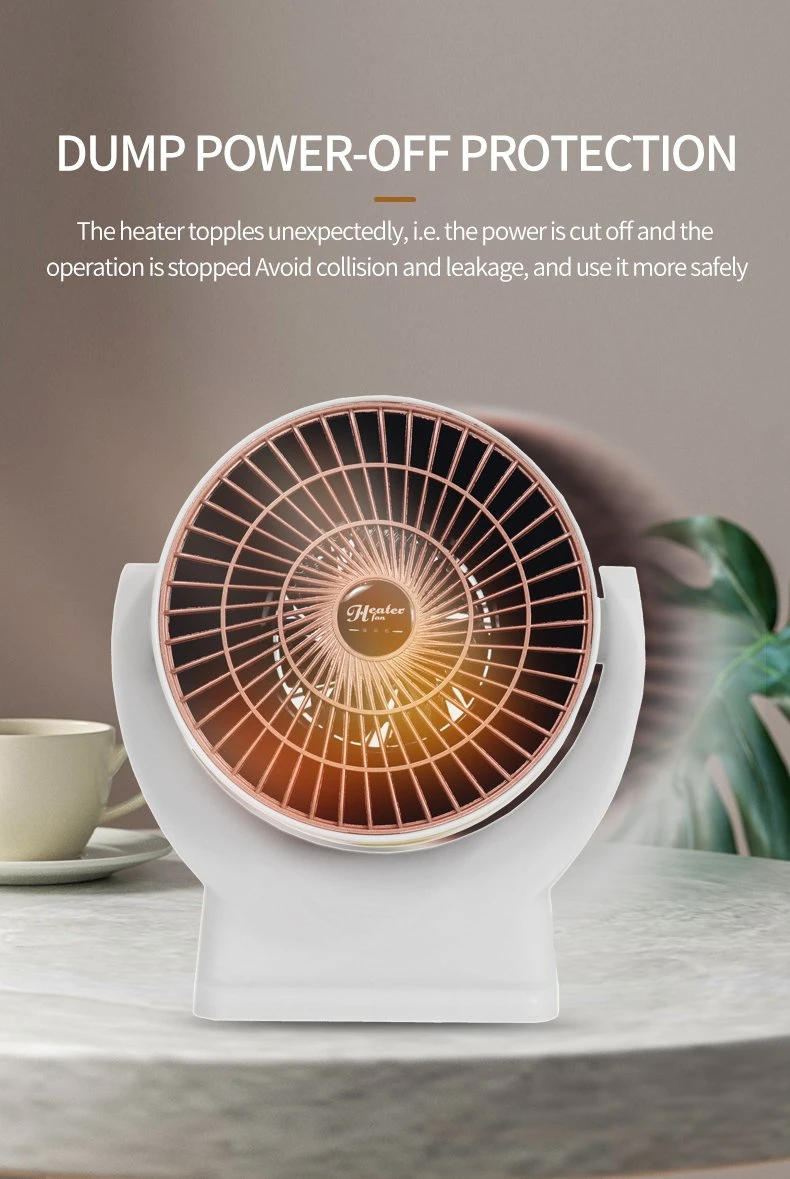 Ventilateur de chauffage portatif 880W Blanc d'appareils ménagers