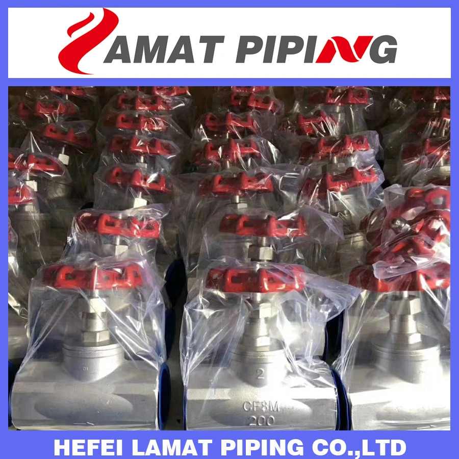 SS304/SS316 Stainless Steel Bsp NPT Threaded Globe Valve