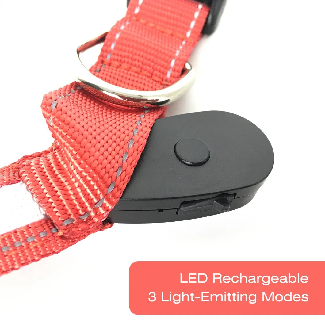 2023 Adjustable LED Pet Collar Wholesale/Supplier Bettering Design