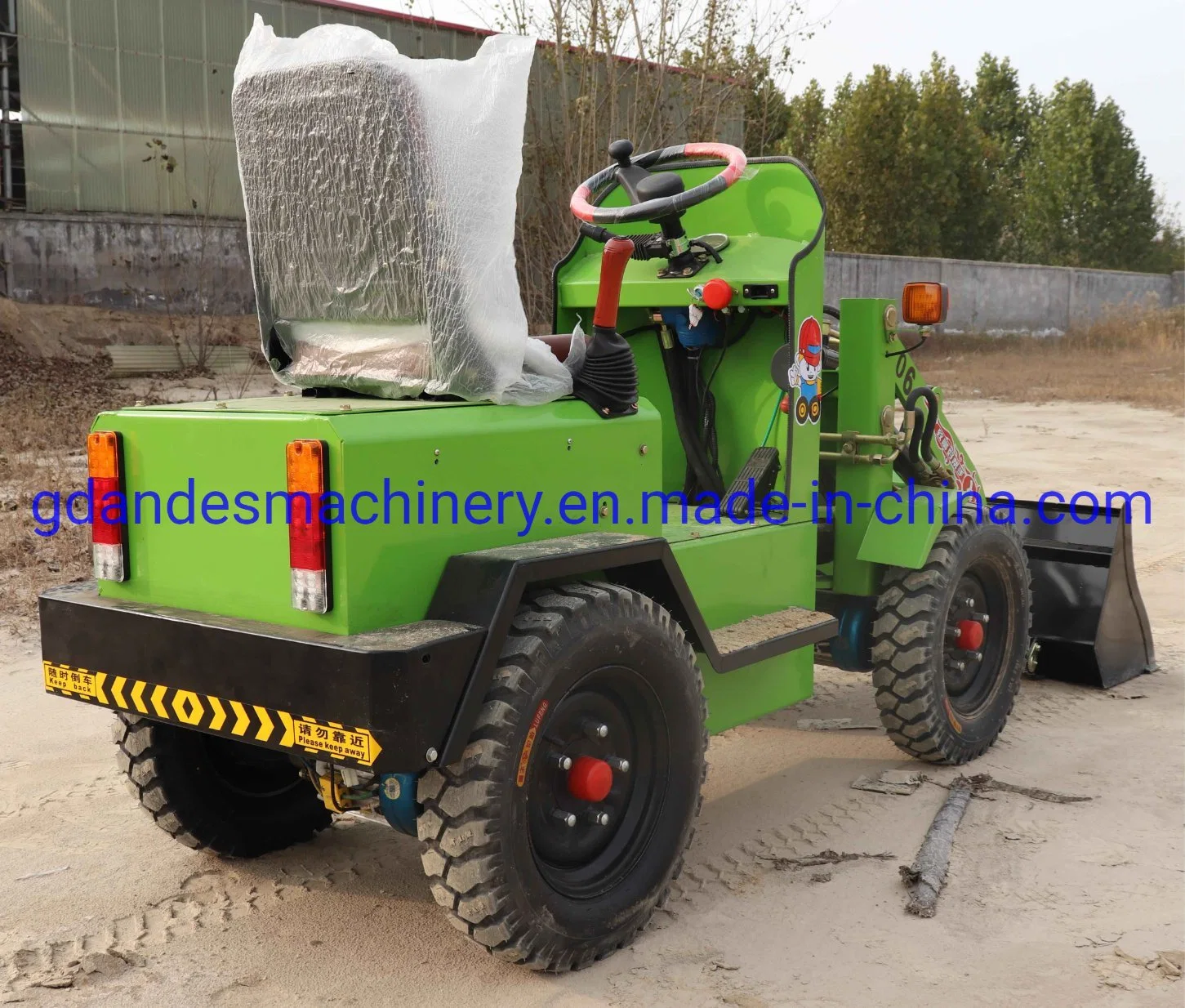 4 Wheel Drive Mini Electric Wheel Loader with CE Approvel