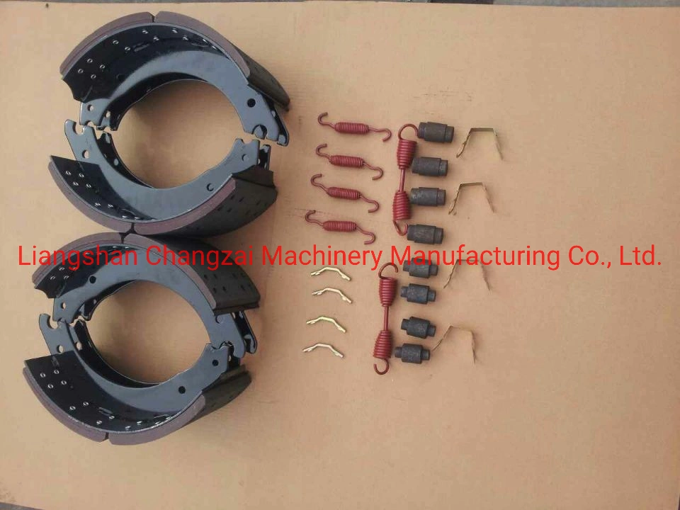 Heavy Duty Truck 4515q Brake Shoe Assembly with Non Asbestos Brake Lining