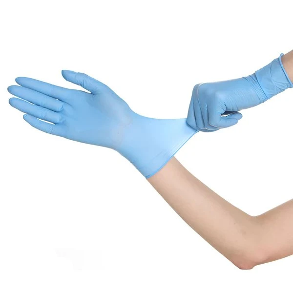 Factory Disposable Composite Cheap Nitrile Gloves Powder-Free Non-Sterile Civil Industrial Inspection Nitrile Gloves