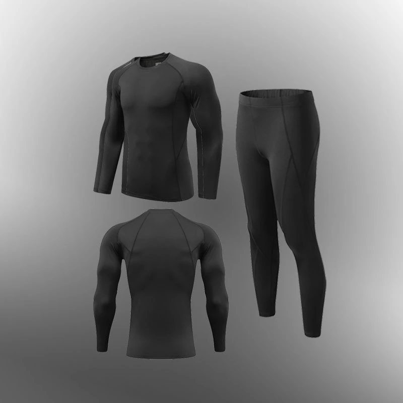 Sports Leisure Running Suit Men's Fitness Tights Quick Drying Clothes