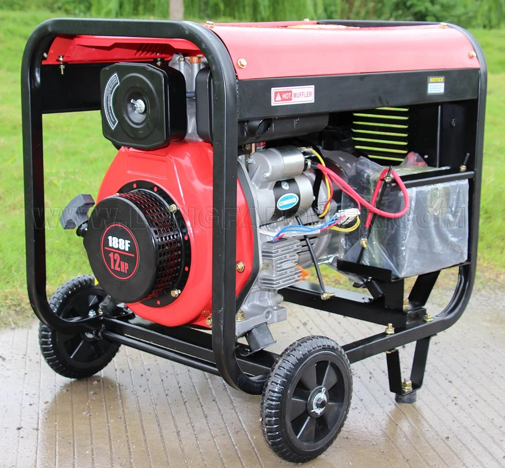 7500watt 7.5kw 7.5kVA 7.5kw 7.5 kVA 7500 Watt W Kv Va 8000watt 8kw 8kVA 8kw 8 kVA 3 5 6 7 8 10 Watts W Kv ATS Kamakipor Portable Power Diesel Generator Wheels