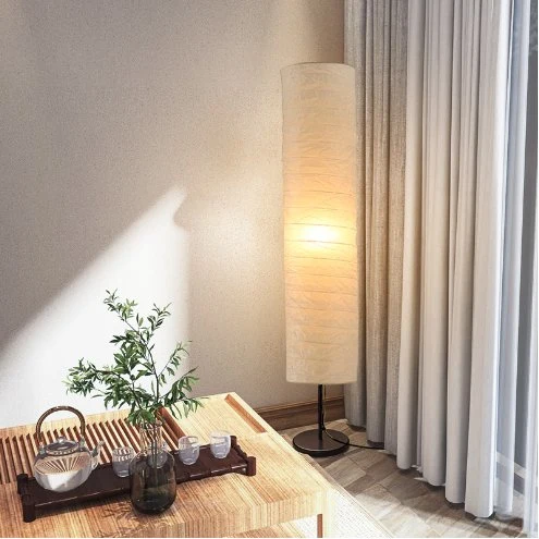 Floor Lamps Minimalist Paper Lampshade Lampshade Soft Light Modern Interior Lighting