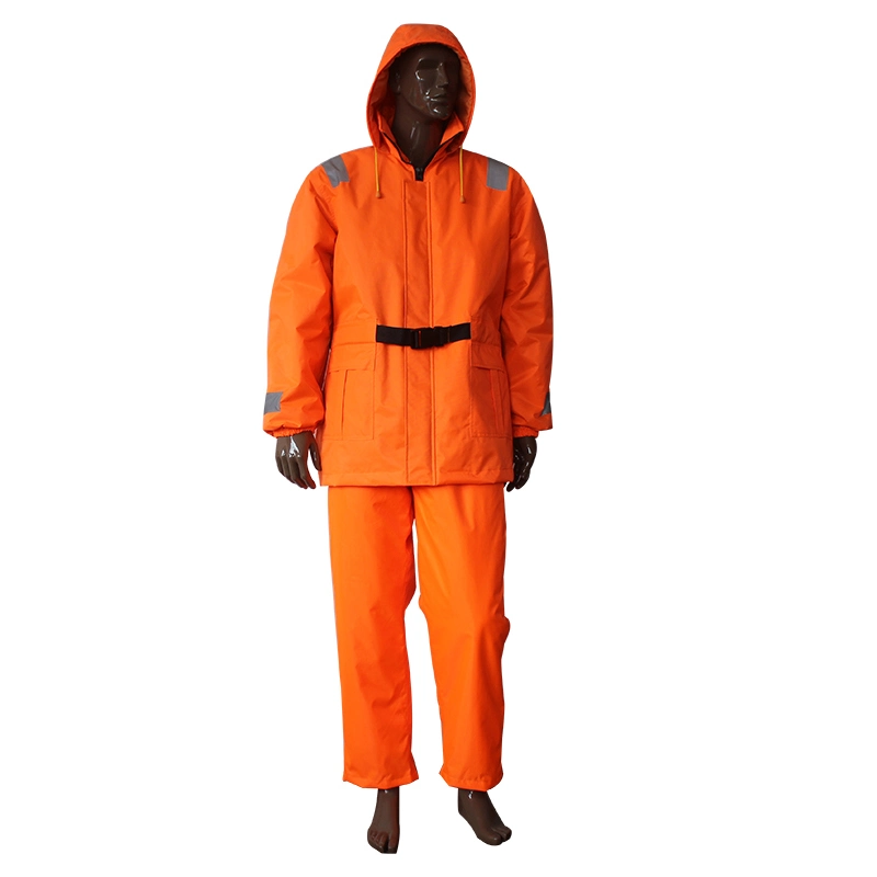 Marine Crew Warm Keeping Life Jackets Blue Floating Overall Workwear