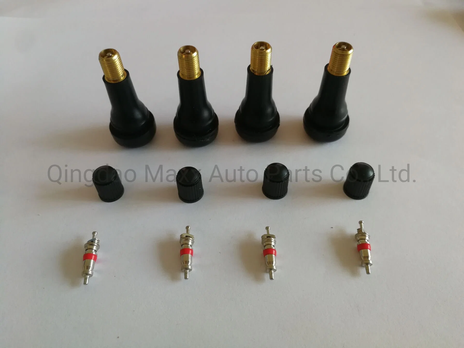 Snap-in Tire Valves Tr413 Tr414 Tyre Consumables Brass Tyre Valve Stem Schrader Valve Aluminum Alloy Tubeless Tire Valve