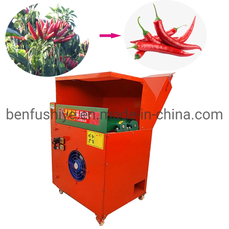 Agricultural Machinery Small Home Use Automatic Red Chili Pepper Picker Machine