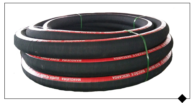 Suction and Discharge Water Hose with Steel Wire Reinforced Wrapped Surface