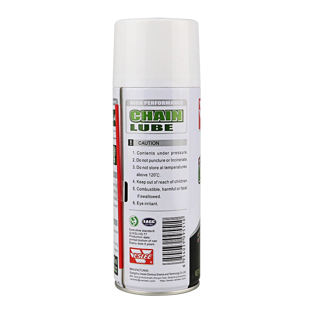 Car Care muestra disponible Aerosol Lubricante para cadenas