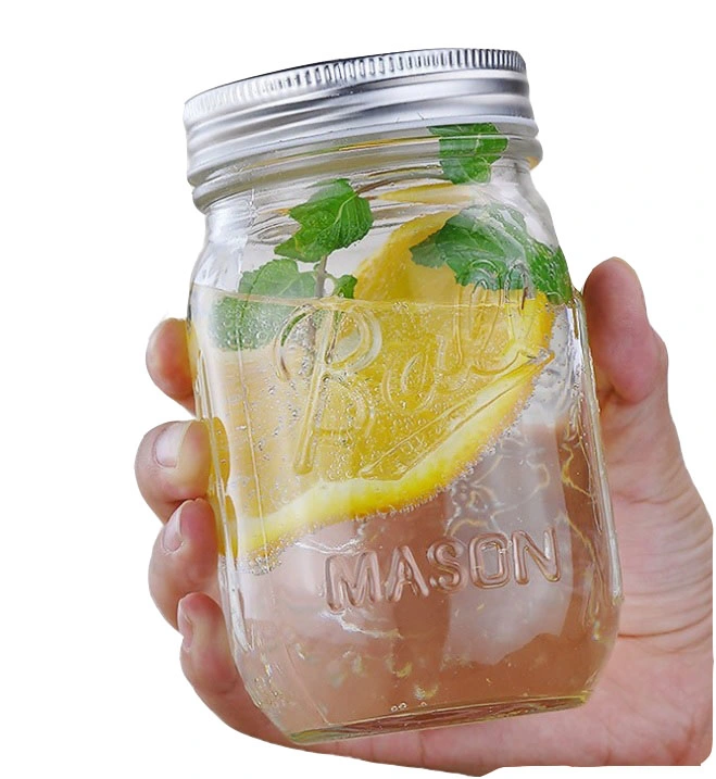 Wholesale/Supplier 16 Oz. Glass Mason Jars with Gold Lid