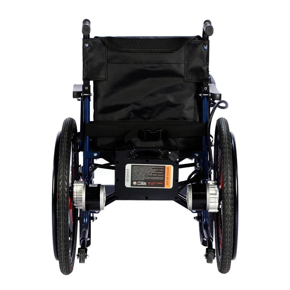 Komfortabel und tragbar Stoßdämpfung Elektromagnetische Bremse Elektro-Rollstuhl geeignet Für Behinderte und ältere Menschen