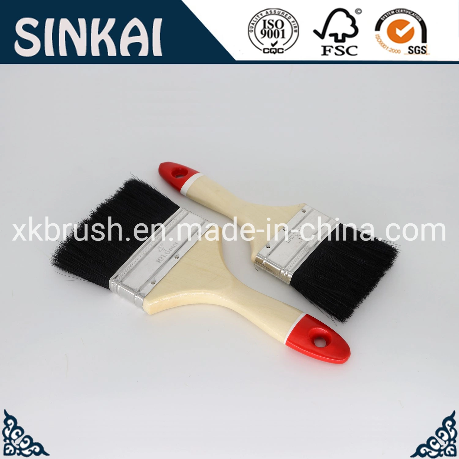 4 Inch Paint Brush Economic Hand Tools / OEM Painting