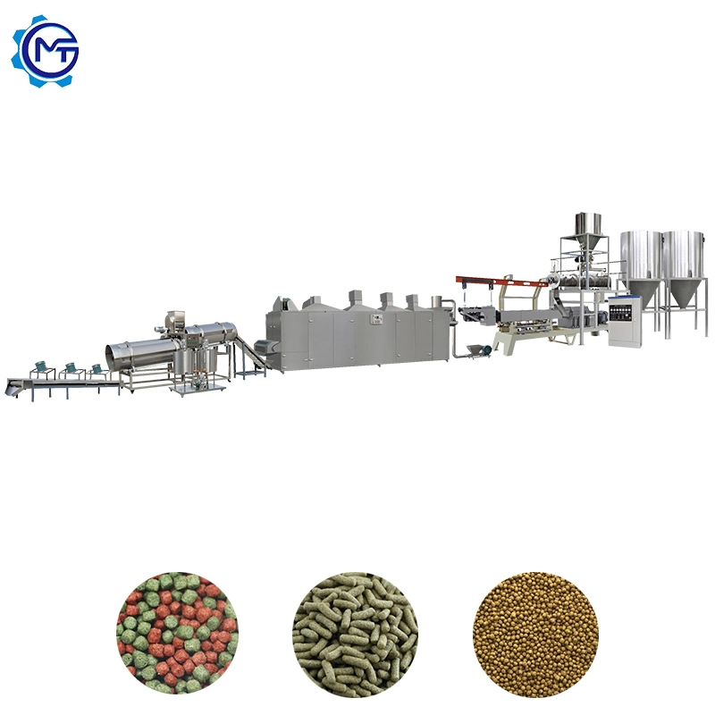 Manufactures Pet Food Extruder Organic Fish Feeds Making Machine Fish Feed Processing Extruder