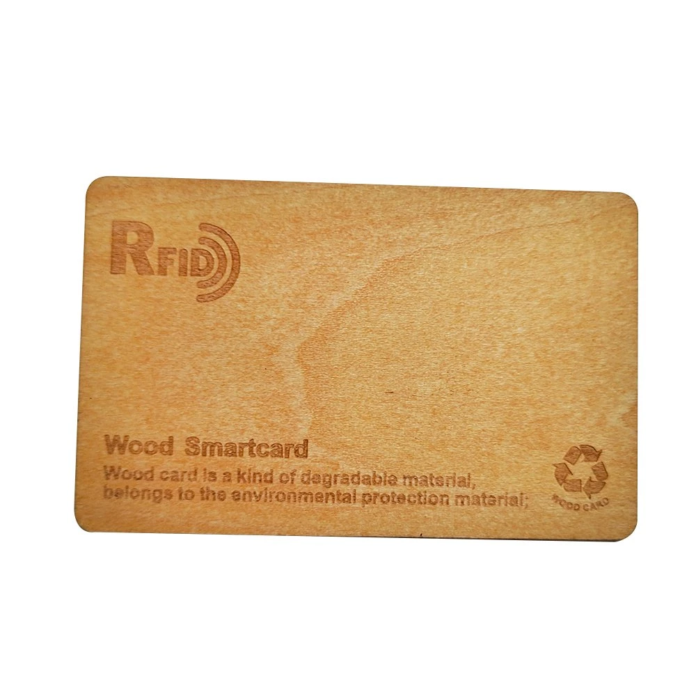 Eco-Friendly Membership Card Wooden Material NFC Business Gift Cards