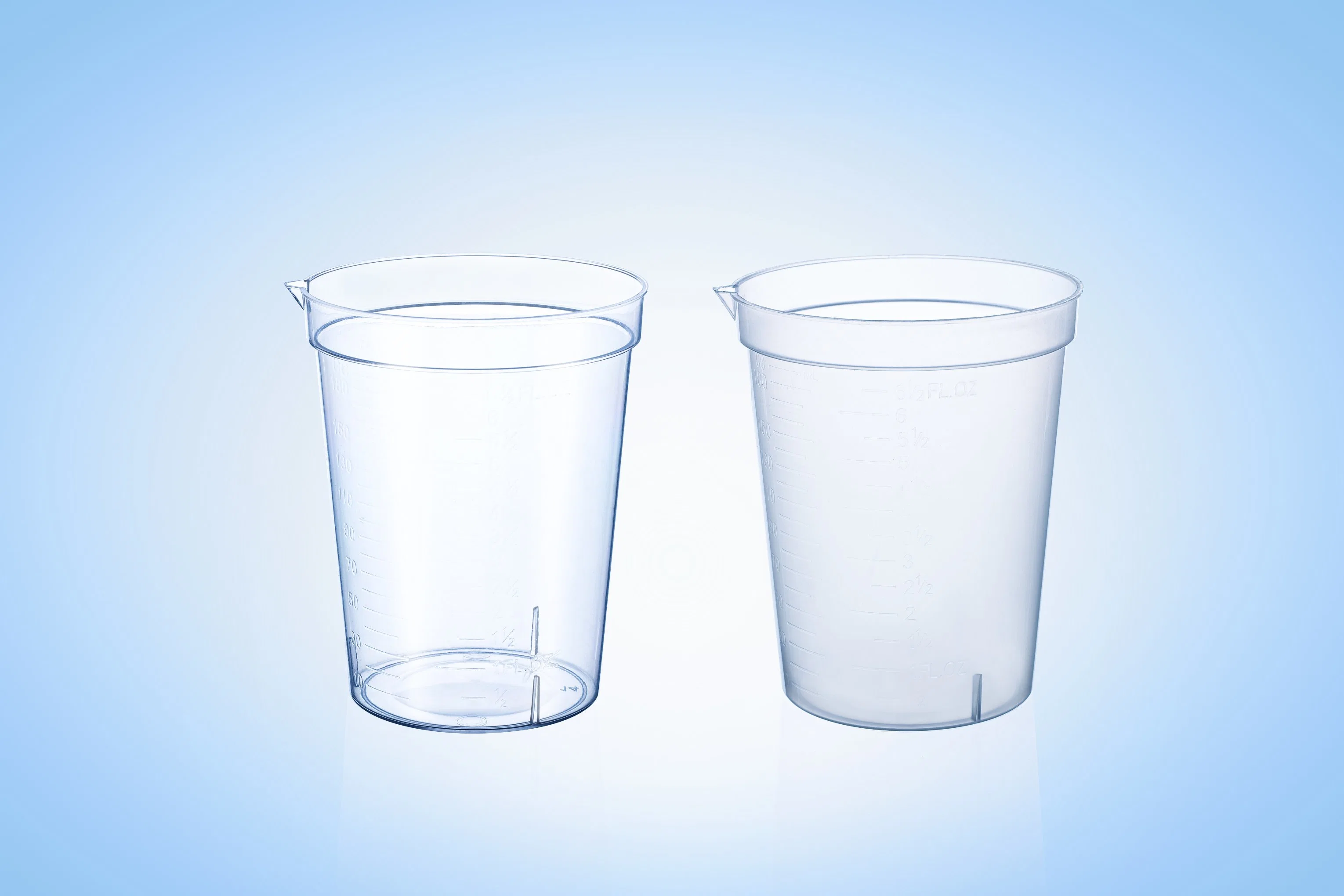 Lab Cheap Price Different Capacity 6.5oz Laboratory Graduation Plastic Beaker