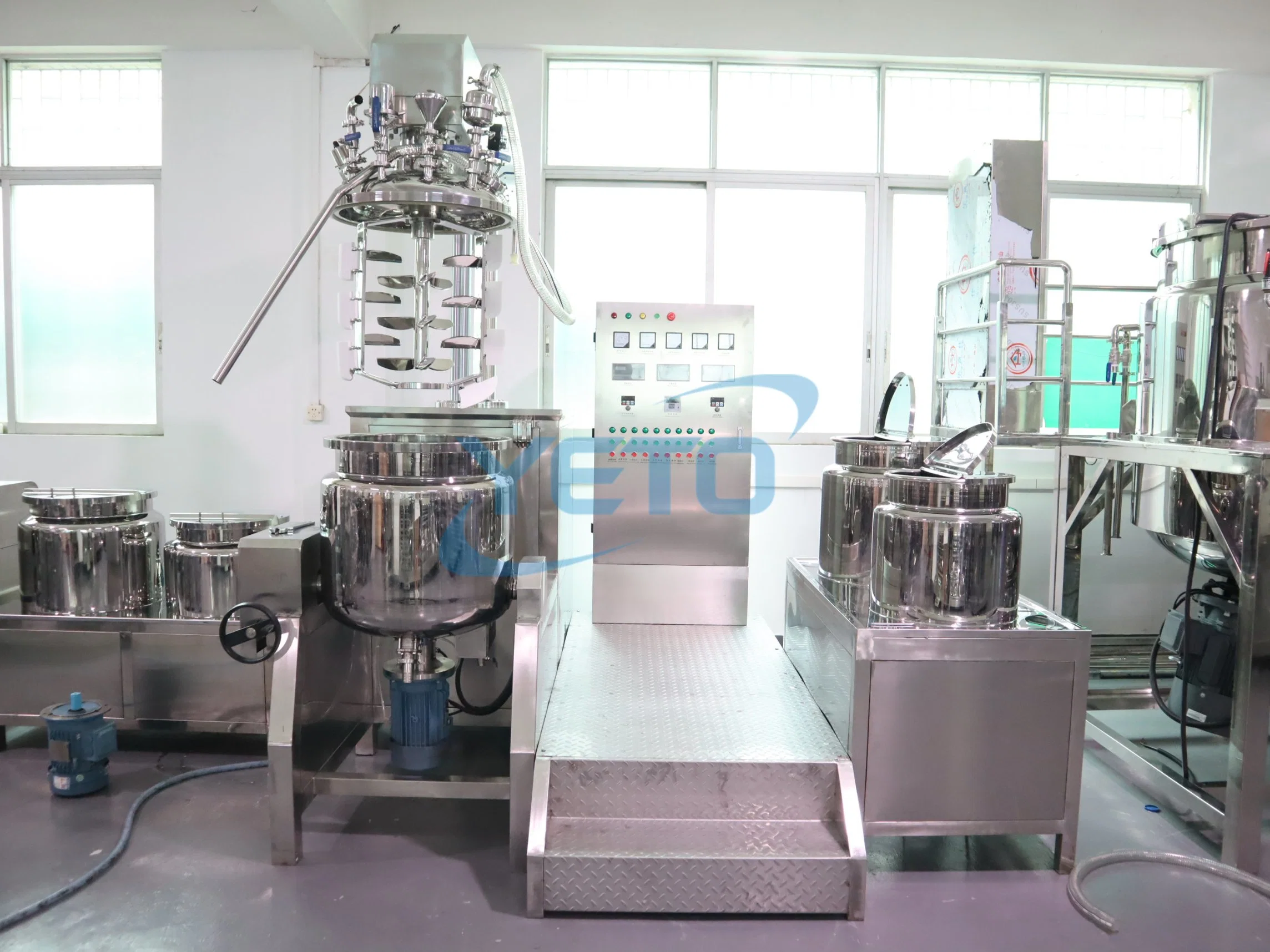 Chemical Mixing Equipment Body Lotion Face Cream Hair Gel Shower Making Machines Cosmetic Vacuum Homogenizer 10% off