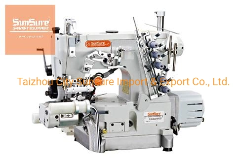 Industrial Directly Drive Cylinder Bed Interlock Sewing Machine with Right Cutter Ss-600-33AC/Ut