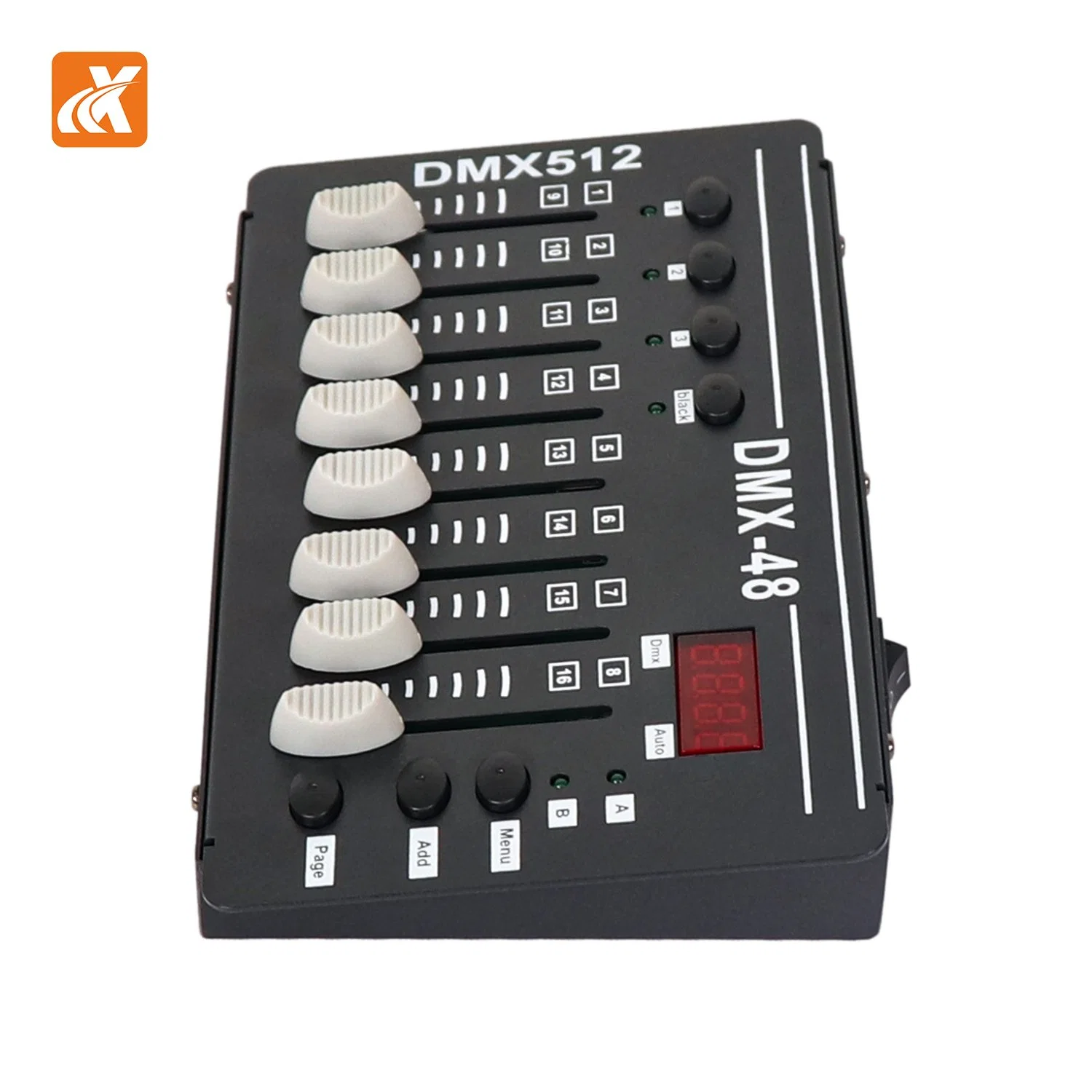 Model Kt-Mn48 Mini Console 5V 2W Power DMX512/1990 Signal Output 4-Digit Digital Soft Light Sweatshirt