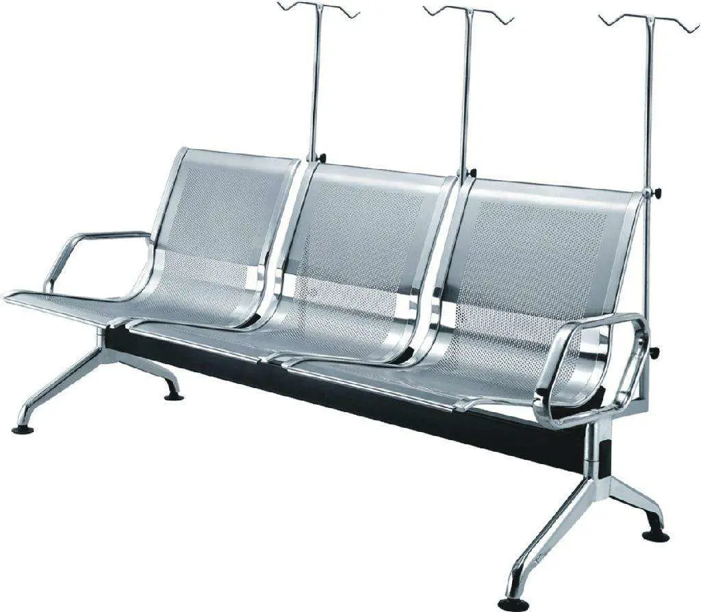 Stainless Steel Hospital Furniture Hospital Instrument Medical Office Reception Chairs