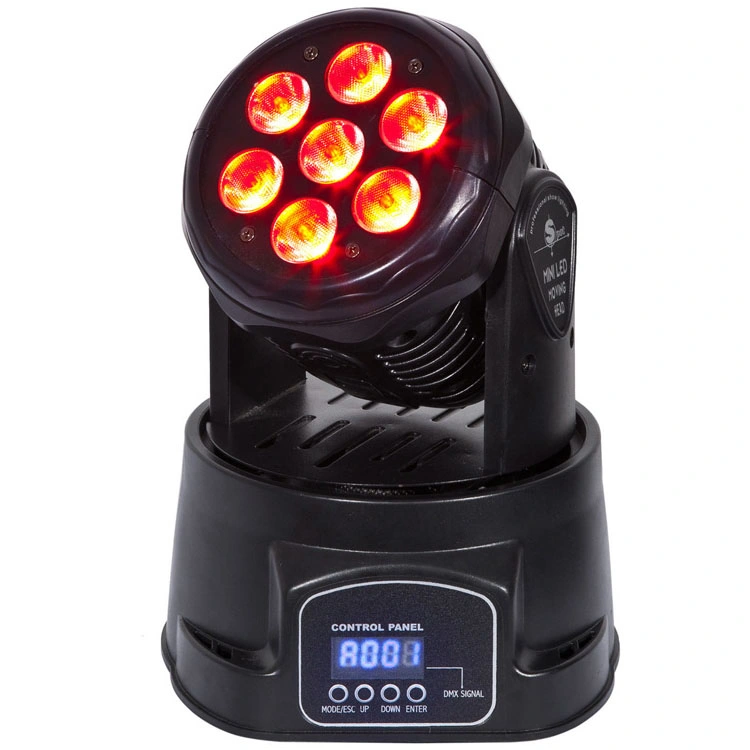 DJ PRO Light Moving Heads DMX Quad Mini Stage Lighting