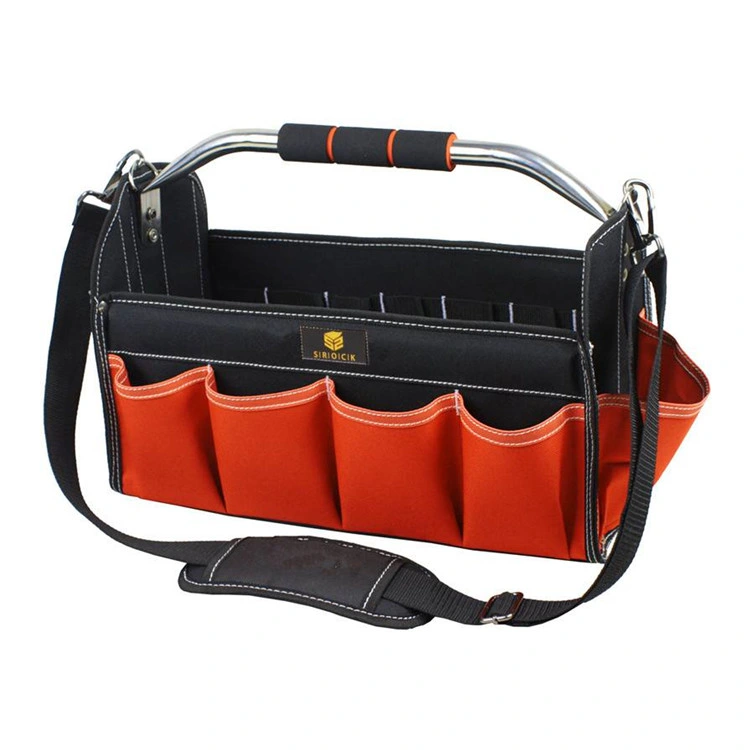 OEM Foldable Folding Portable Car Detailing Tool Bags with Steel Tubular Handle Hot Sale Tool Bag