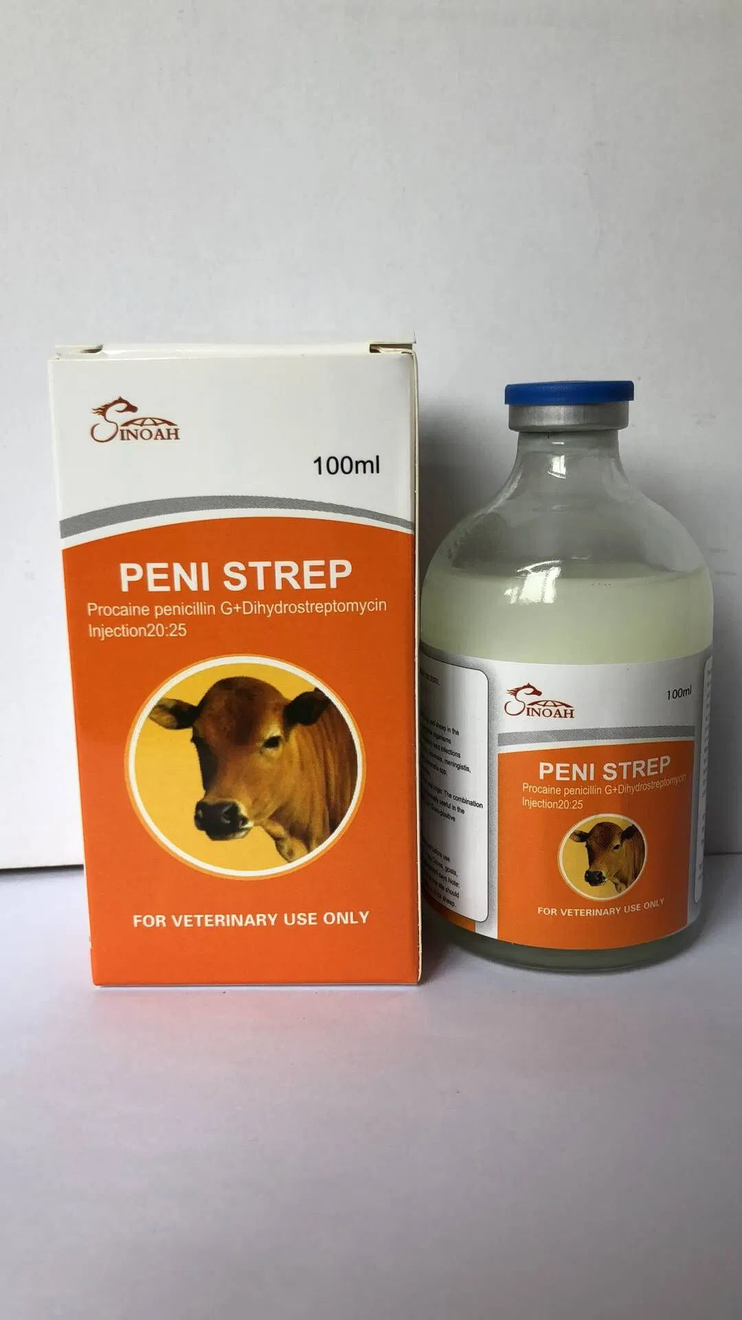 La medicina veterinaria Pen-Strep 20/25 Suspensión inyectable Inyección de veterinarios de ventas en caliente