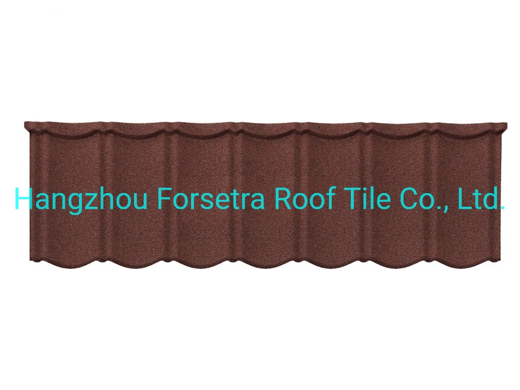 USA Brazil Peru Indonesia India Europe Affordable Roof Natural Stone Chips Coating Metal Steel Tiles Tin Roofing Material