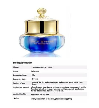 Caviar Luxury Eye Cream Firming Anti-Aging Eye Treatment for Dark Circles and Fine Lines Beauty Eye Skin Care