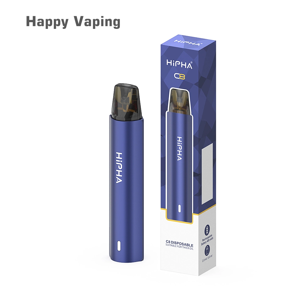 2023 Nueva llegada feliz Vaping C8 batería recargable del sistema Pod vacío chino Vape Xxxxx de xxxxx cigarrillo E Precio de la Web