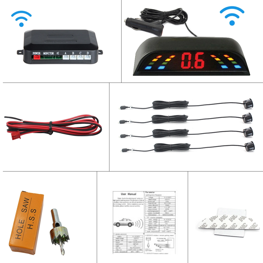 Hochwertige Wireless Radar LED Display Parkplatz Sensor Reverse Car