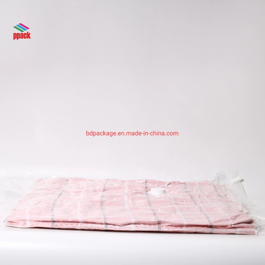 Save Your Space! Eco-Friendly Household Folding Vacuum Storage Bag for Clothing/Bedding PA+PE 50*70cm Made in China Manufacture