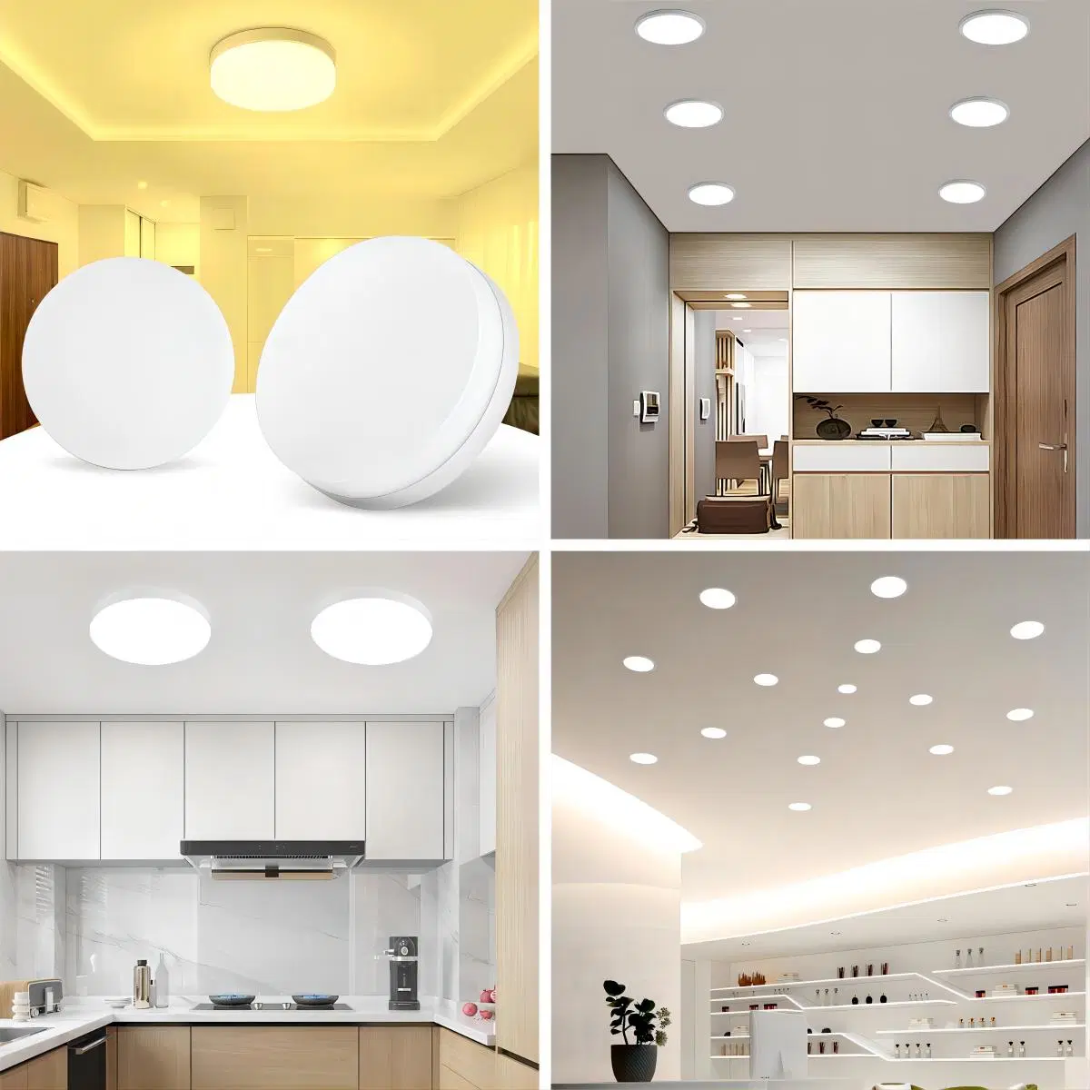 Precio mayorista Guzhen Zhongshan Interior Cocina principal personalizada lámpara interior residencial LED Downlight resistente al agua abajo Fabricante de accesorios de iluminación en China