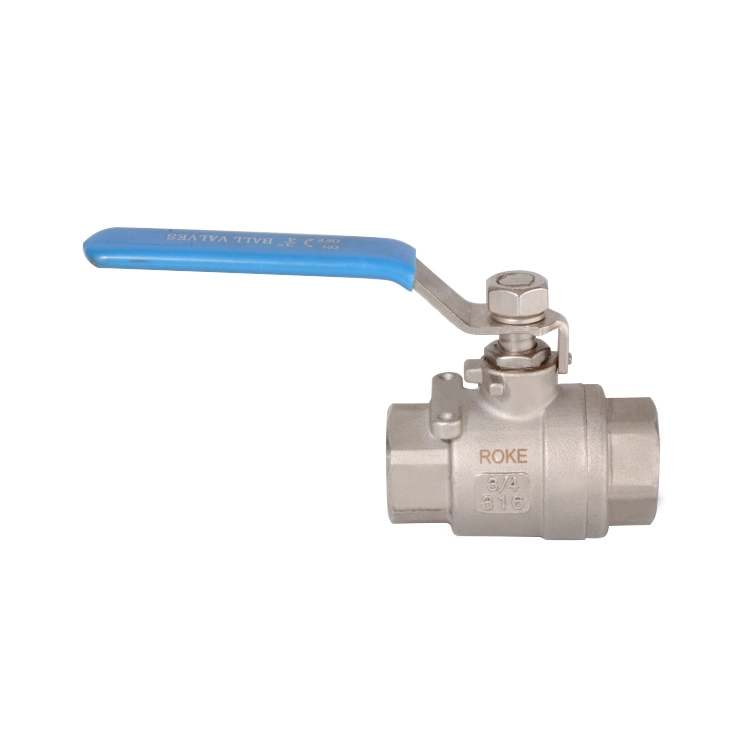 Stainless Steel SS316 or SS304 1000wog 2 Pieces Casting Female Thread Ball Valve