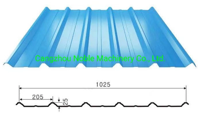 Tr4 trapezoidal de acero corrugado Ibr techo y el rodillo frío formando máquina hoja