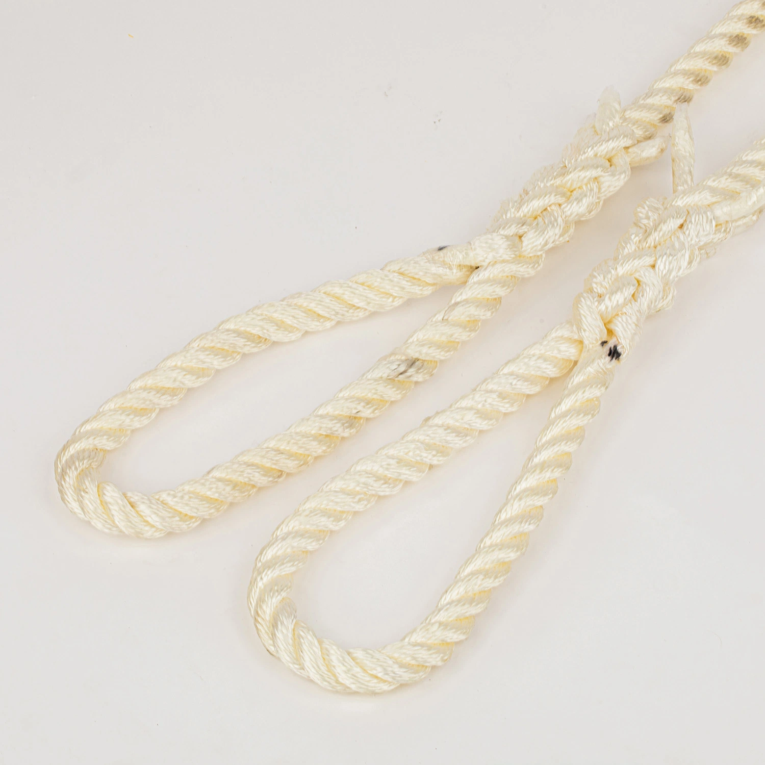 3 Strand White Twisted Fishing Plastic Cord 4mm Nylon Rope