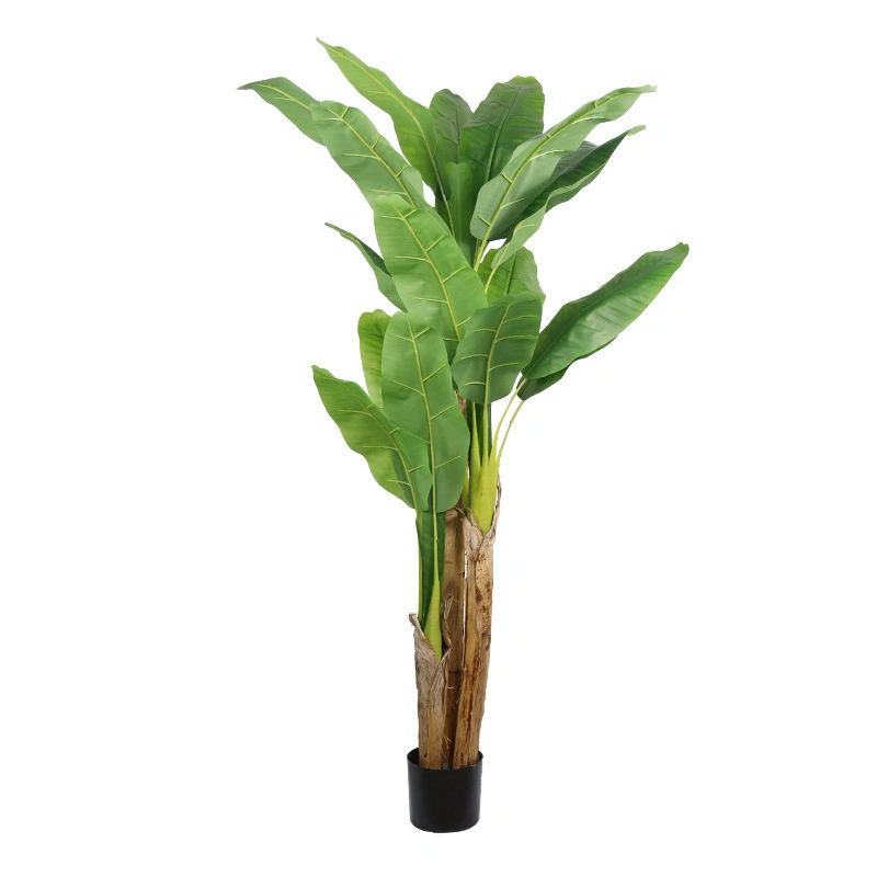 Künstliche Pflanzen Dekorative Innendekoration Künstliche Bananenbaum Faux Planta Topfplastik Bananenpflanze Bonsai