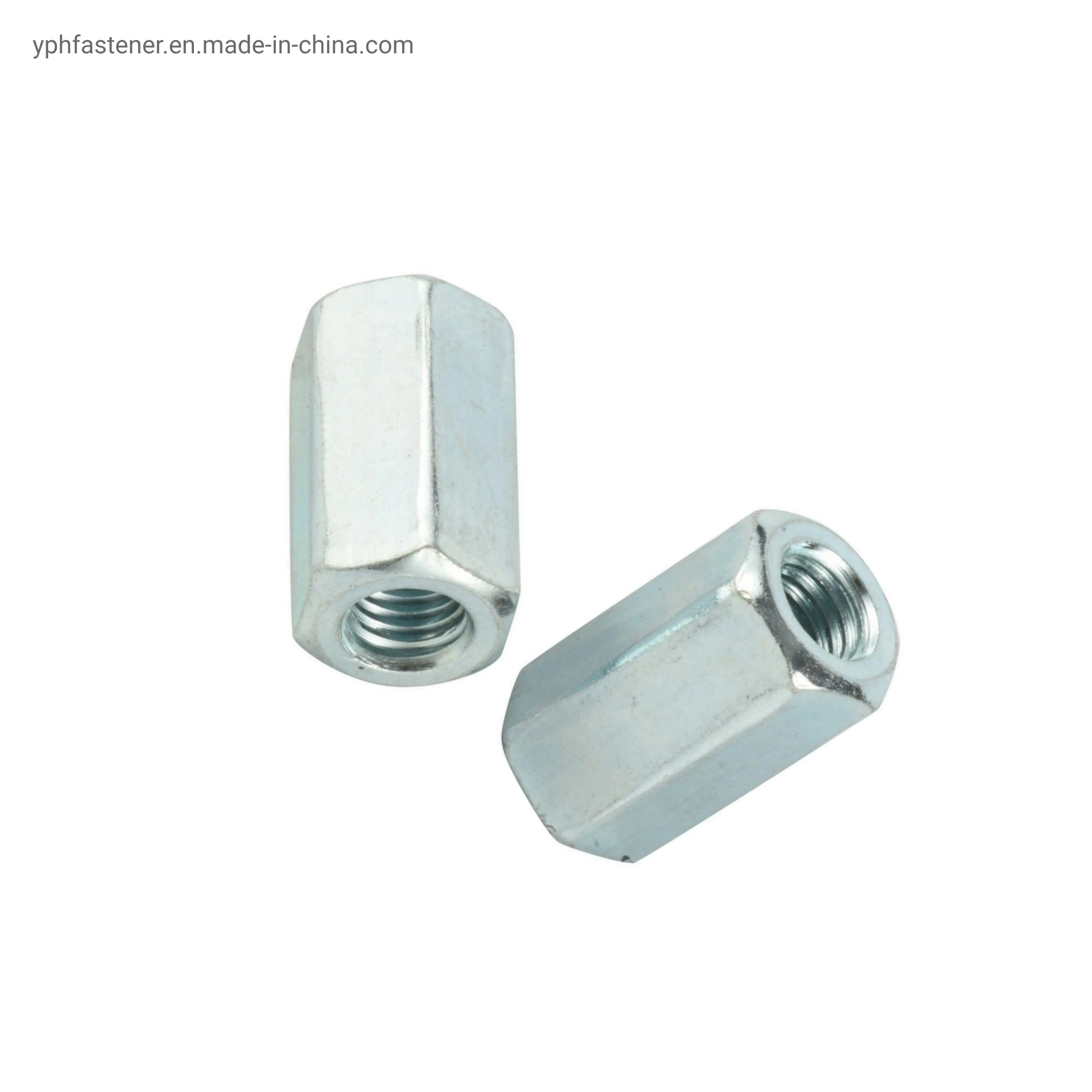 DIN6334 China Manufacture Zinc Plated Nut Hexagon Coupling Nut