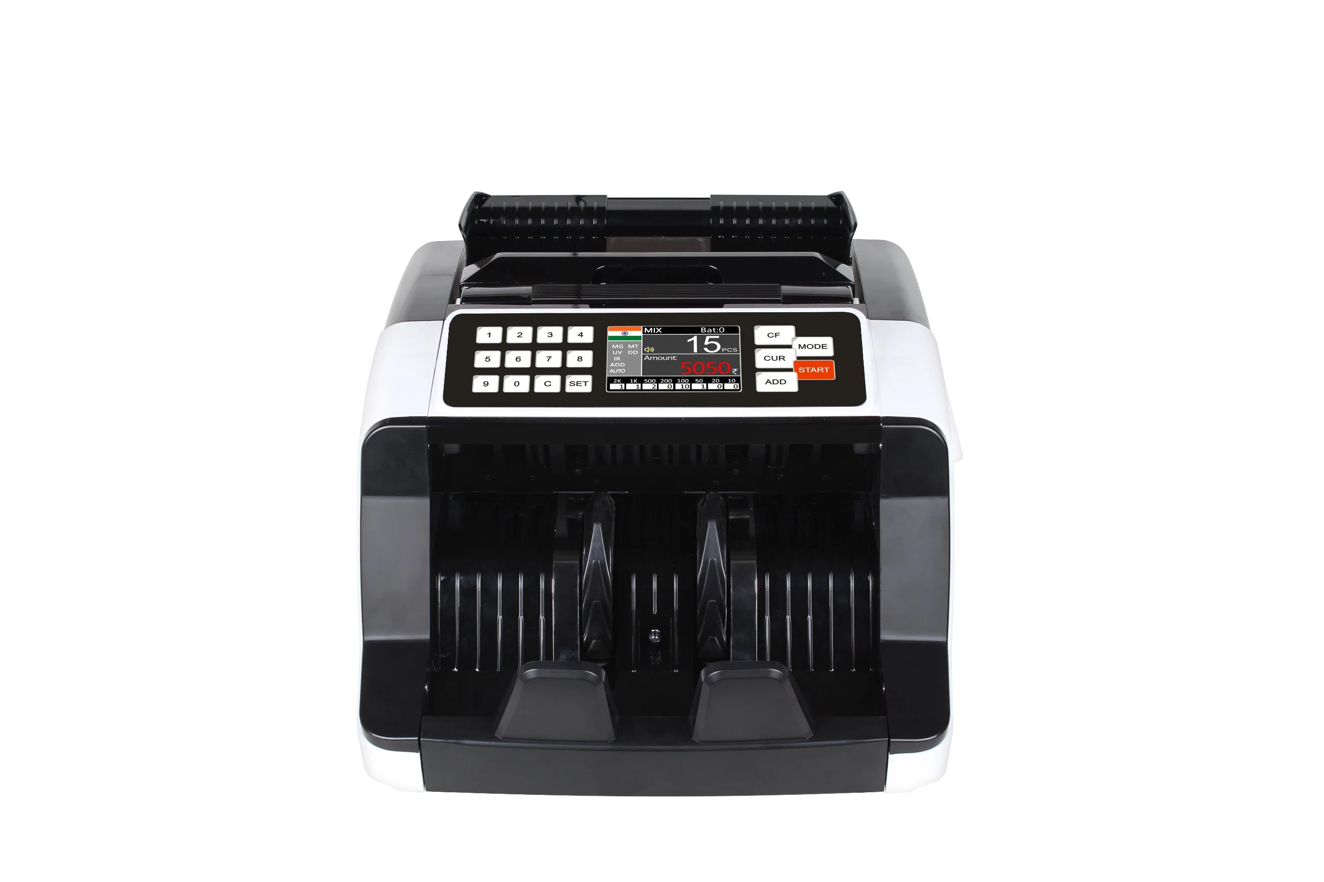 Al-7200 Counterfeit Portable Loose Money Counter with Built-in Fake Note Detection Currency Cash Note Counting Machine