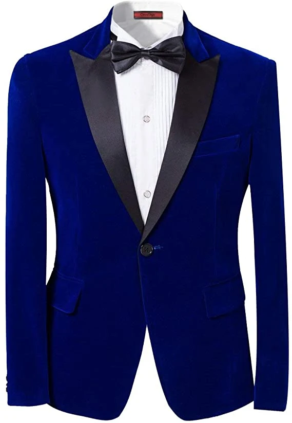 Corte estreito para homem fatos de casamento Moda vestuário Blazer formal