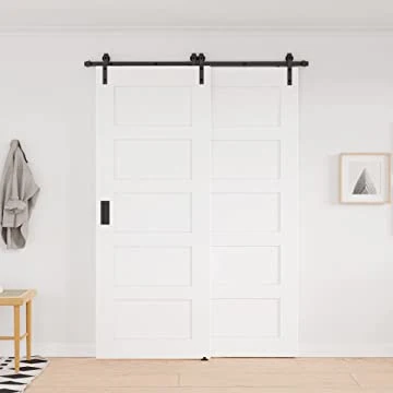 Drop Shipping 6.6FT /2m Double Track Bypass Sliding Barn Door Hardware Kit