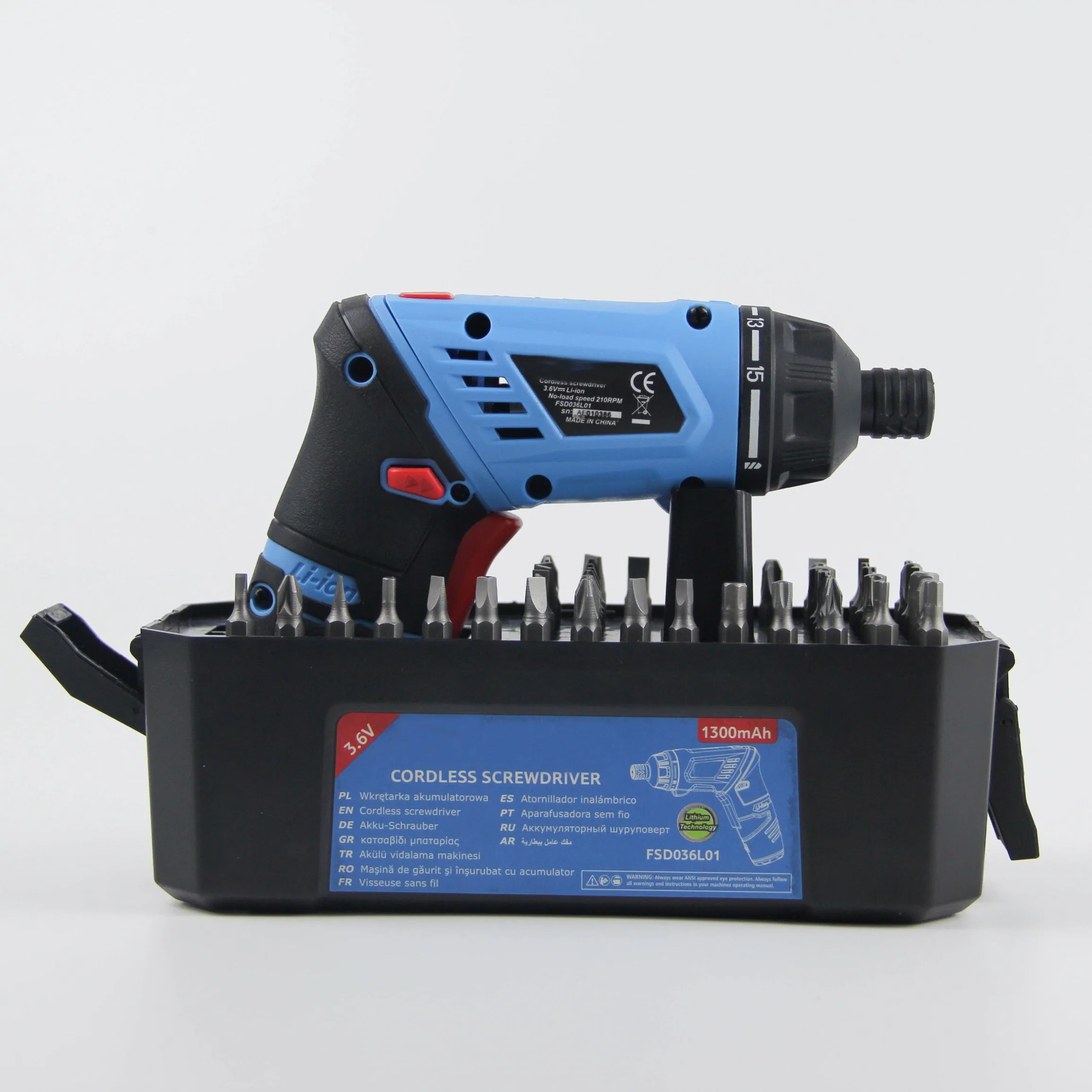 Multi-Functional Rechargeable Lithium Battery Screwdriver with Good Service Power Tools Electric Tools