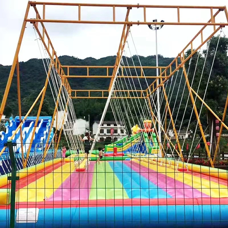 Fun Park Rides Outdoor Playground Equipment Many People Swing Games Super Swing Set Rope Swing Rides Outdoor Product