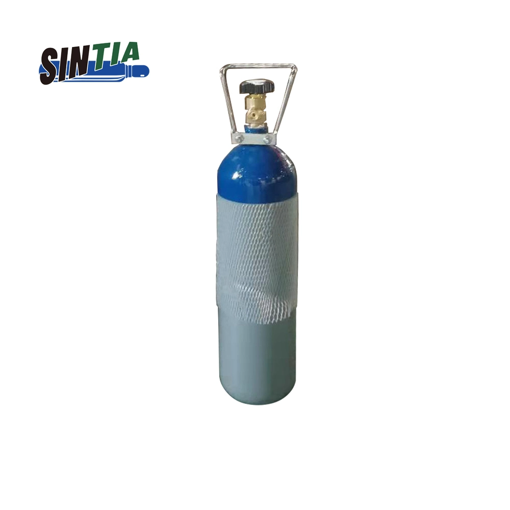 China Supplier High Quality Seamless Steel Bottle 5L Argon/Helium/CO2/Oxygen Gas Cylinders Size Storage Tank