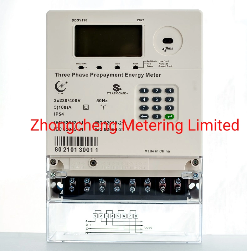 Single Phase Sts Prepayment Energy Meter