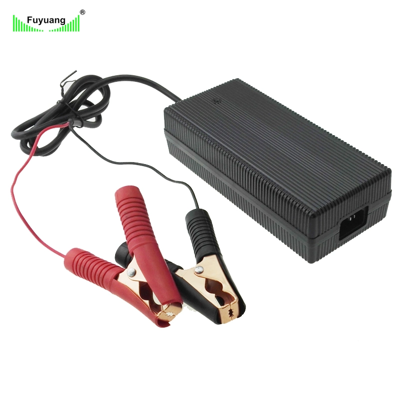 Smart Battery Solar Charger 16.8V 10A for 14.4V Li-ion Battery Pack with Crocodile Clip