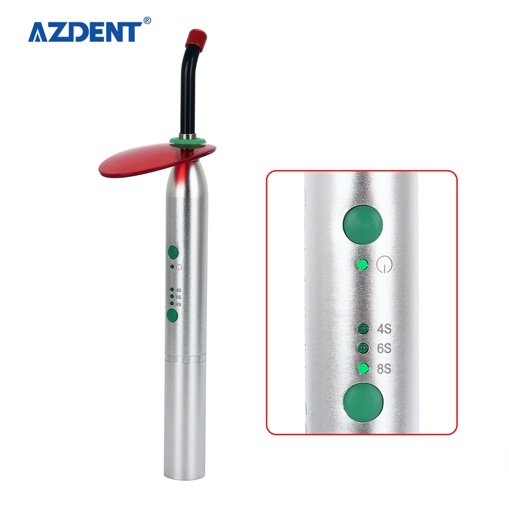 Hochwertige Azdent Wireless LED Dental Härtungslicht Dental Light Aushärtungseinheit