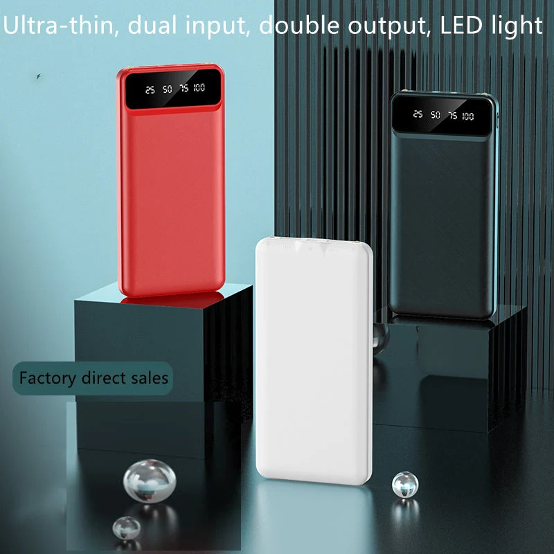 Factory Wholesale/Supplier Dual Input and Dual Output 2.1A Fast Charge 10000mAh Latest Powerbank