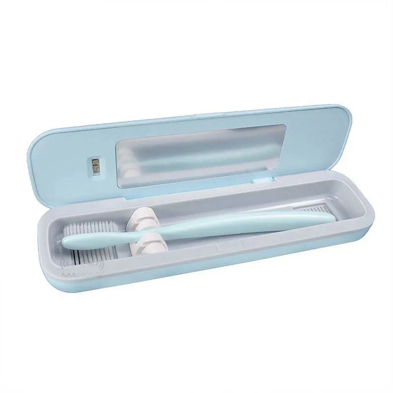 Portable Sterilization Box for Tableware Chopsticks Spoon Dentures Toothbrush UV Sterilizer